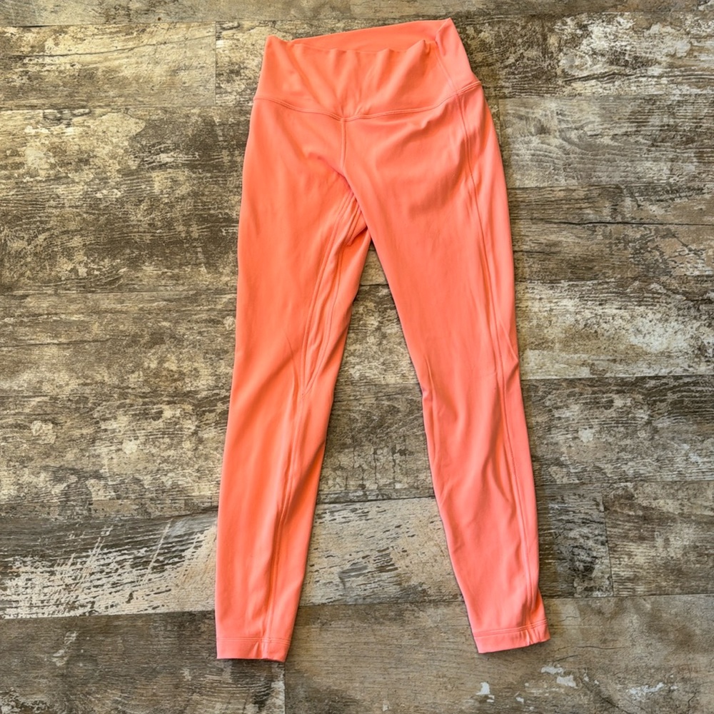 Lululemon size 8 coral align leggings